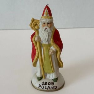 Heilig-Meyers Old World Santa Claus Figurine "Poland 1909" Christmas Holiday VTG